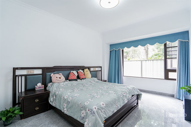 162㎡大平層+室內(nèi)花園，這樣造的新中式特別舒適